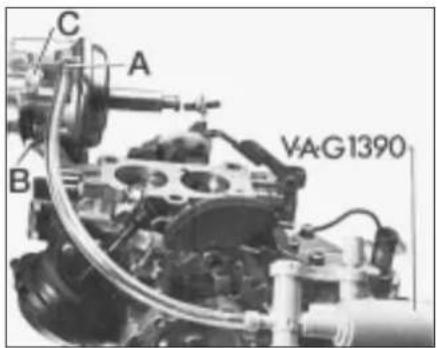 VOLKSWAGEN Golf (1984) - Choke pull down unit - 2