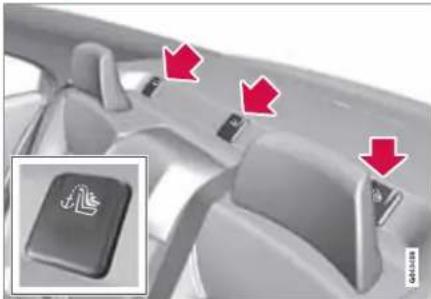 VOLVO S80 (2012) - Άνω σημεία στερέωσης για παιδικά καθίσματα - 1