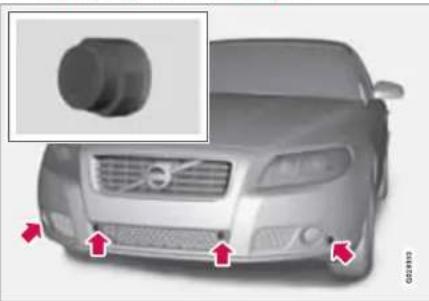 VOLVO S80 (2012) - Καθαρισμός των αισθητήρων - 1
