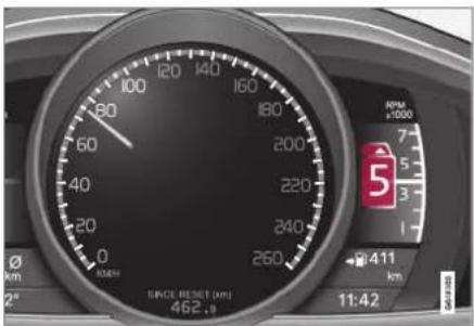 80 100 120 140 160 180 200 220 240 260 SINCE RESET (km) 462.19 RPM +1000 7 5 3 1 411 km 2° 11:42