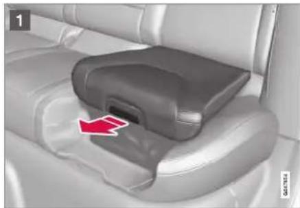 VOLVO V60 (2013) - Coussin rehausseur à deux niveaux\* - abaissement - 1