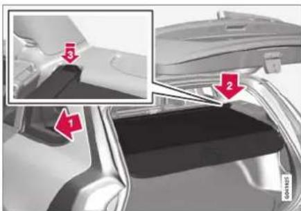 VOLVO V60 (2013) - Cache-bagages - 1