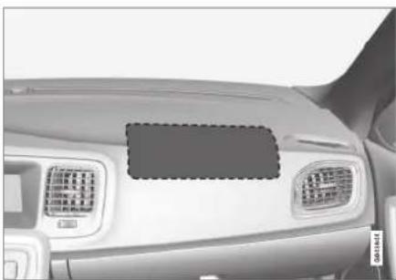 VOLVO V60 (2013) - Coussin gonflable passager - 1