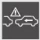 VOLVO V60 (2013) - Anticipation de collision\* - symboles et messages - 2