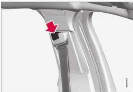 VOLVO V60 (2013) - Ceinture de sécurité - bouclage - 3