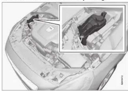 VOLVO V60 (2013) - Liquide de refroidissement - niveau - 1