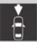 VOLVO V60 (2013) - Régulateur adaptatif de vitesse\* - symboles et messages - 4