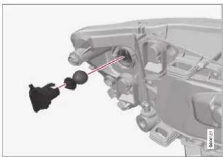 VOLVO V60 (2013) - Remplacement d'ampoules - clignotants avant - 1