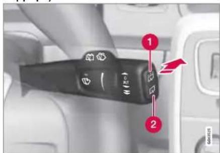 VOLVO V60 (2012) - Υαλοκαθαριστήρας και ψεκαστήρας πίσω παρμπρίζ - 1