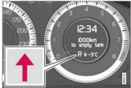 12:34 1000km to empty tank R + -3°C