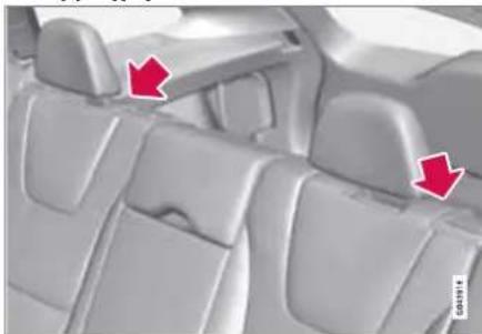 VOLVO V60 (2012) - Συνδυασμός διχτιού ασφαλείας με κάλυμμα χώρου αποσκευών - 1
