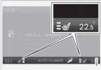12:24 100.5 km/h Megat 3 22.5 22.5 AUTO CLIMATE 22 GAST7