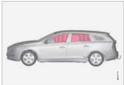 VOLVO V60 (2012) - Αερόσακος τύπου κουρτίνας (IC) - 1