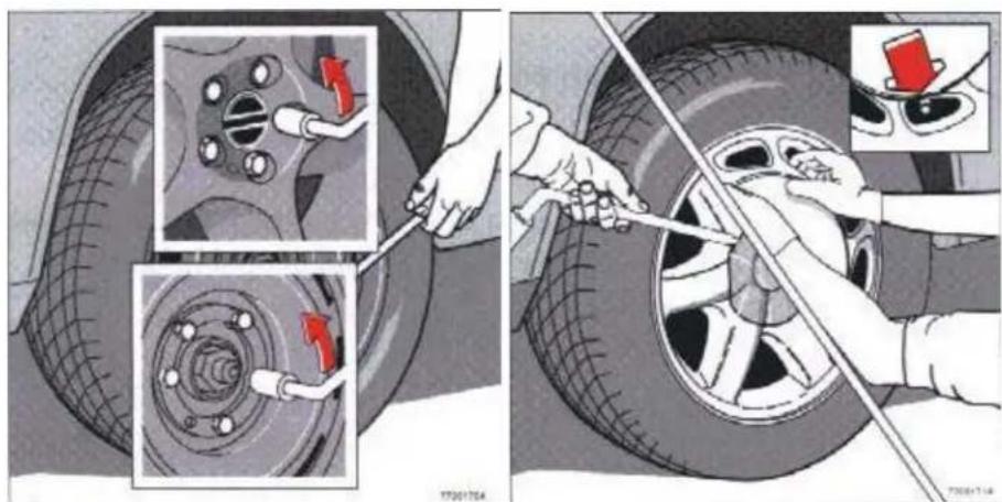 VOLVO V70 (1998) - Chapter 6 - In case of emergency - 1