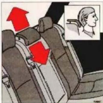 VOLVO V70 (1998) - To buckle: - 2
