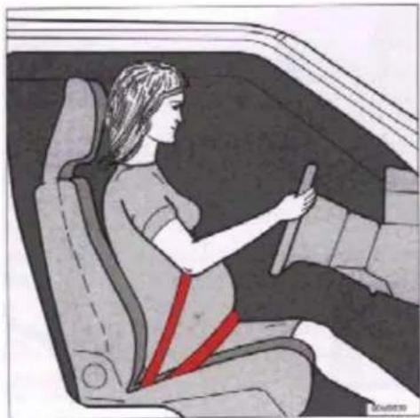 VOLVO V70 (1998) - To buckle: - 1