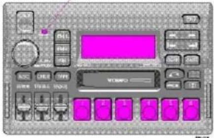 VOLVO V70 (2000) - Refer to the radio code card supplied with your vehicle or ask your Volvo retailer for the correct code. - 1