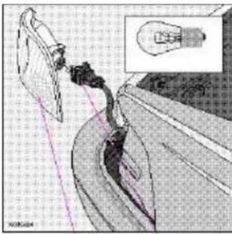 VOLVO V70 (2000) - Parking light/direction indicator - 1
