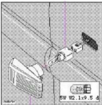 VOLVO V70 (2000) - Parking light/direction indicator - 2