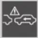 VOLVO V70 (2013) - Anticipation de collision\* - symboles et messages - 1