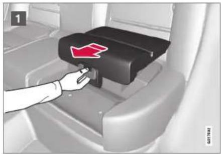 VOLVO V70 (2013) - Coussin rehausseur à deux niveaux\* - abaissement - 1