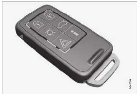 VOLVO V70 (2013) - Télécommande - fonctions - 7