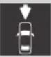VOLVO V70 (2013) - Régulateur adaptatif de vitesse\* - symboles et messages - 4