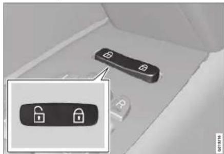 VOLVO V70 (2013) - Verrouillage/déverrouillage - de l'intérieur - 1