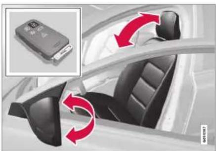 VOLVO V70 (2013) - Mémoire clé\* de la télécommande ^16 - 1