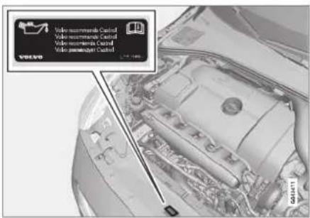 VOLVO V70 (2013) - Huile moteur - généralités - 1
