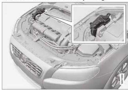 VOLVO V70 (2013) - Liquide de refroidissement - niveau - 1