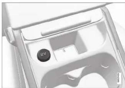 VOLVO V70 (2013) - Console de tunnel - prises 12 V - 1