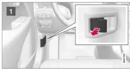 VOLVO V70 (2013) - Capot moteur - ouvrir et fermer - 1