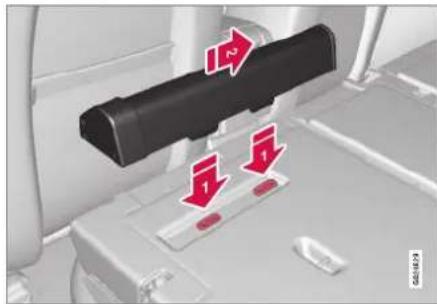 VOLVO V70 (2013) - Installation des cassettes - 1