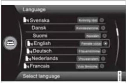 Language Svenska Körring del Dansk Konzernsømte Suomi Nassikin English Female voice Deutsch Frauverstømte Nederlands Vreuerstømte Francais Vax telskore Select language