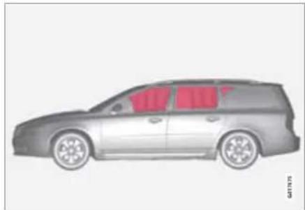 VOLVO XC70 (2013) - Αερόσακος τύπου κουρτίνας (IC) - 1