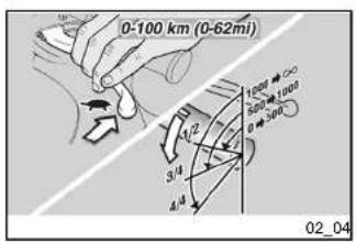 0-100 km (0-62mi) 100 300 500 300 A/2 3/A A/A 02_04