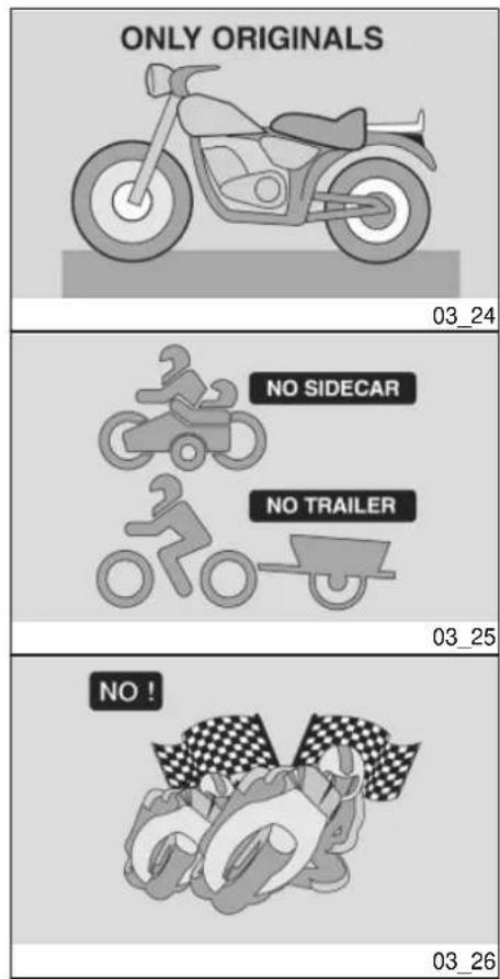 APRILIA Scarabeo 200 (2007) - BASIC SAFETY RULES - 3