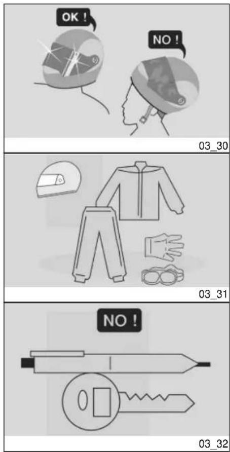 APRILIA Scarabeo 200 (2007) - BASIC SAFETY RULES - 5