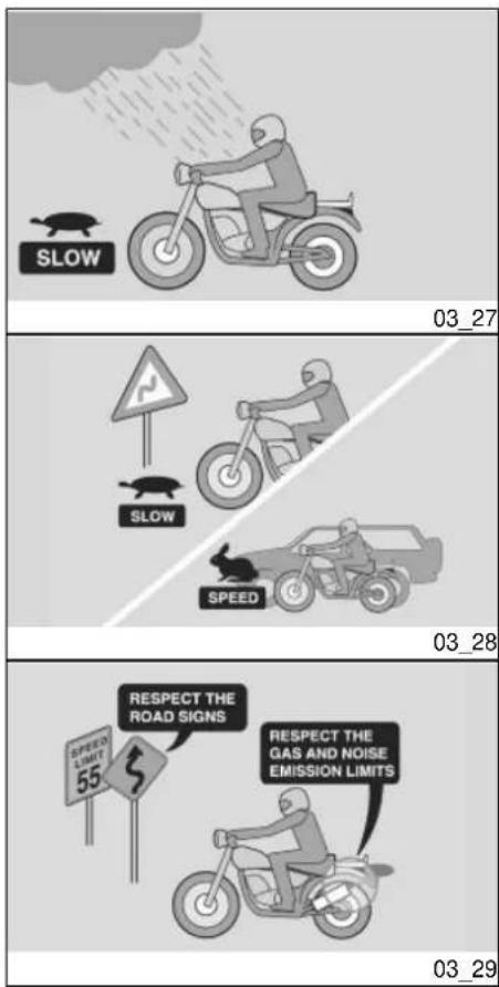 APRILIA Scarabeo 200 (2007) - BASIC SAFETY RULES - 4