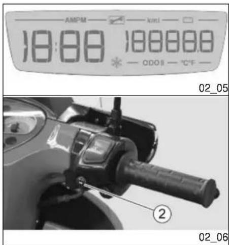 APRILIA Scarabeo 200 (2007) - Tension de batterie « 12 » - 1