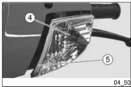 APRILIA Scarabeo 200 (2007) - RÉGLAGE HORIZONTAL DU FAIS- CEAU LUMINEUX - 2