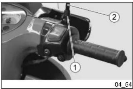 APRILIA Scarabeo 200 (2007) - Eclairage de la plaque d'immatriculation (04\_53) - 1