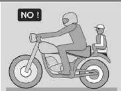 APRILIA Sportcity 200 (2006) - VOETENSTEUNEN VAN DE BESTUURDER), EN BEHOU EEN CORRECTE RIJPOSITIE. - 2