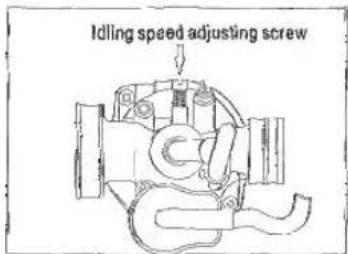 Baotian BT50QT-9 - Carburetor and idle speed adjustment - 1