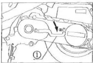 Baotian BT50QT-9 - □ Starting lever - 1