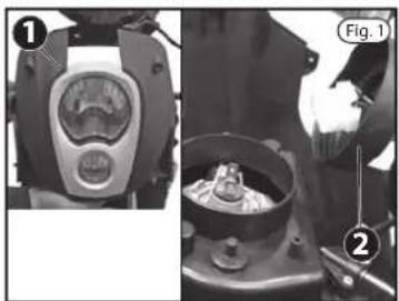 BENELLI Macis - SCHEINWERFER-AUSTAUSCH DER LICHTLAMPE FAROL DELANTERO-SUSTITUCIOH BOMBELLAS - 1