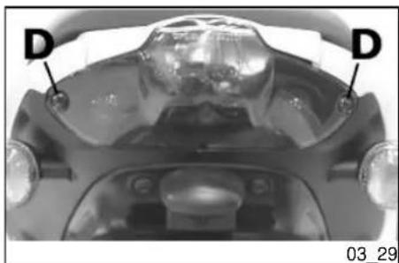 GILERA Runner ST 125 (2005) - Headlight adjustment (03\_26, 03\_27) - 3