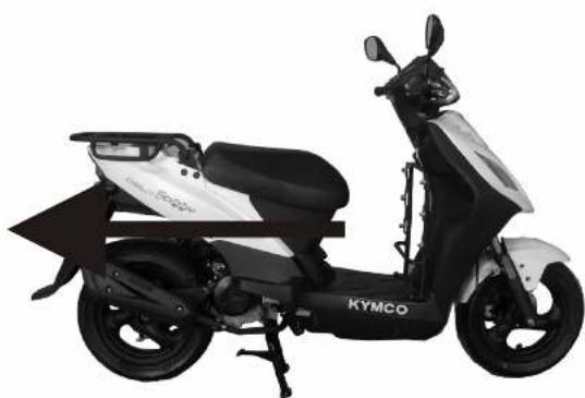 KYMCO Agility Carry - Parking your scooter - 1