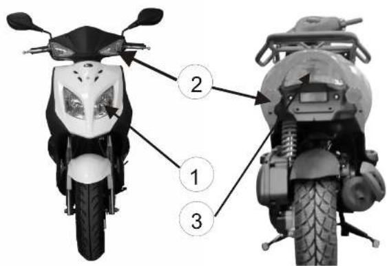 KYMCO Agility Carry - PRI - Horn & lights inspection - 1